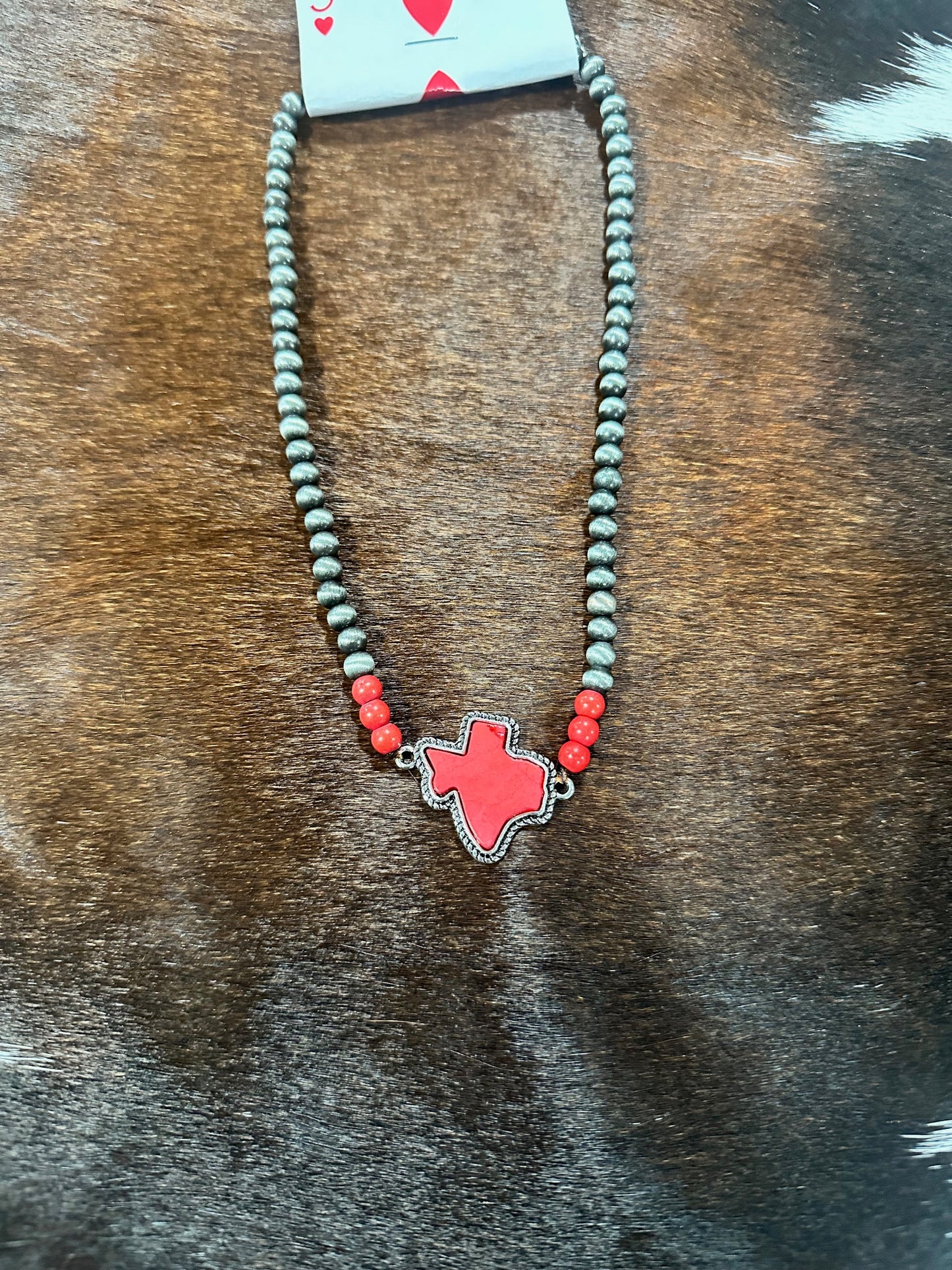 Beaded Texas Necklace