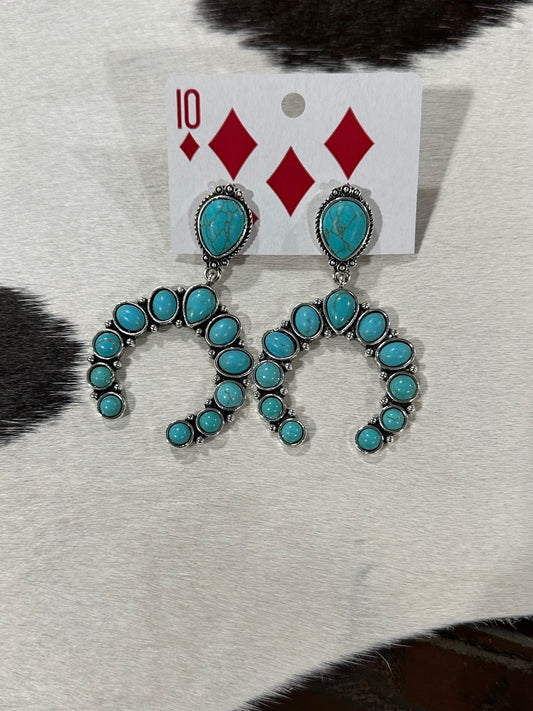 Western Turquoise Earrings