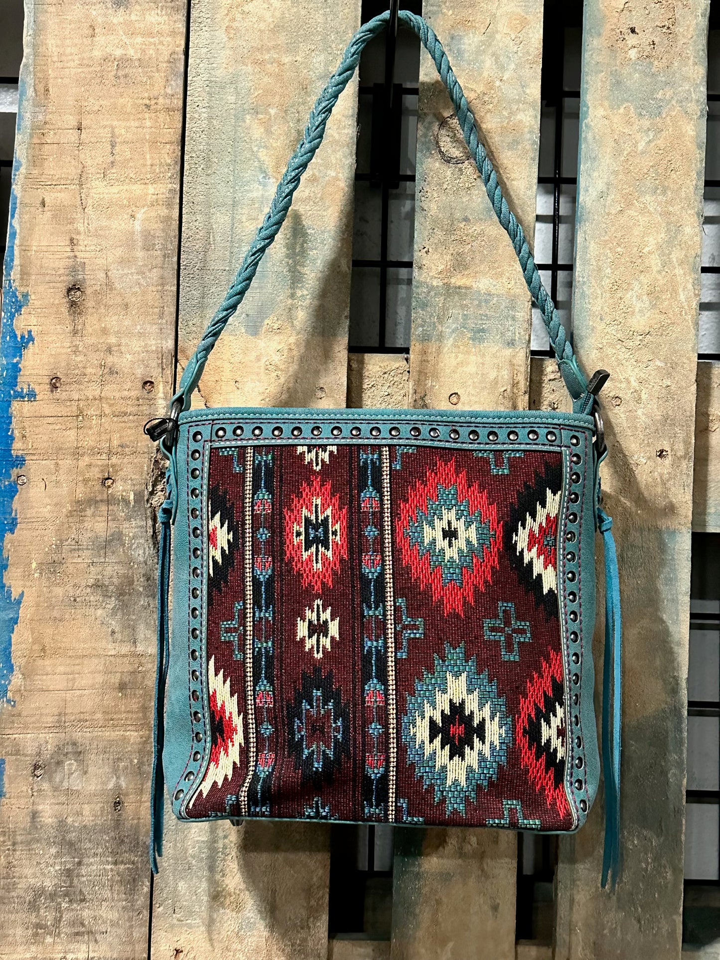 Montana West Aztec Tapestry Hobo Bag