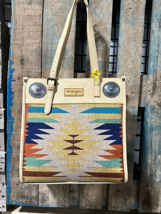 Wrangler Southwestern Art Print Concealed Carry Tote WG52-G8317TN