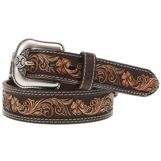 HOOEY BELT WITH BROWN DOUBLE EDGE & ACCENT