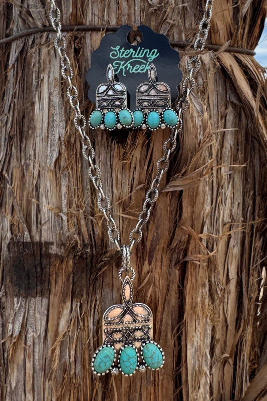 STERLING KREEK STITCHED IN AZTEC