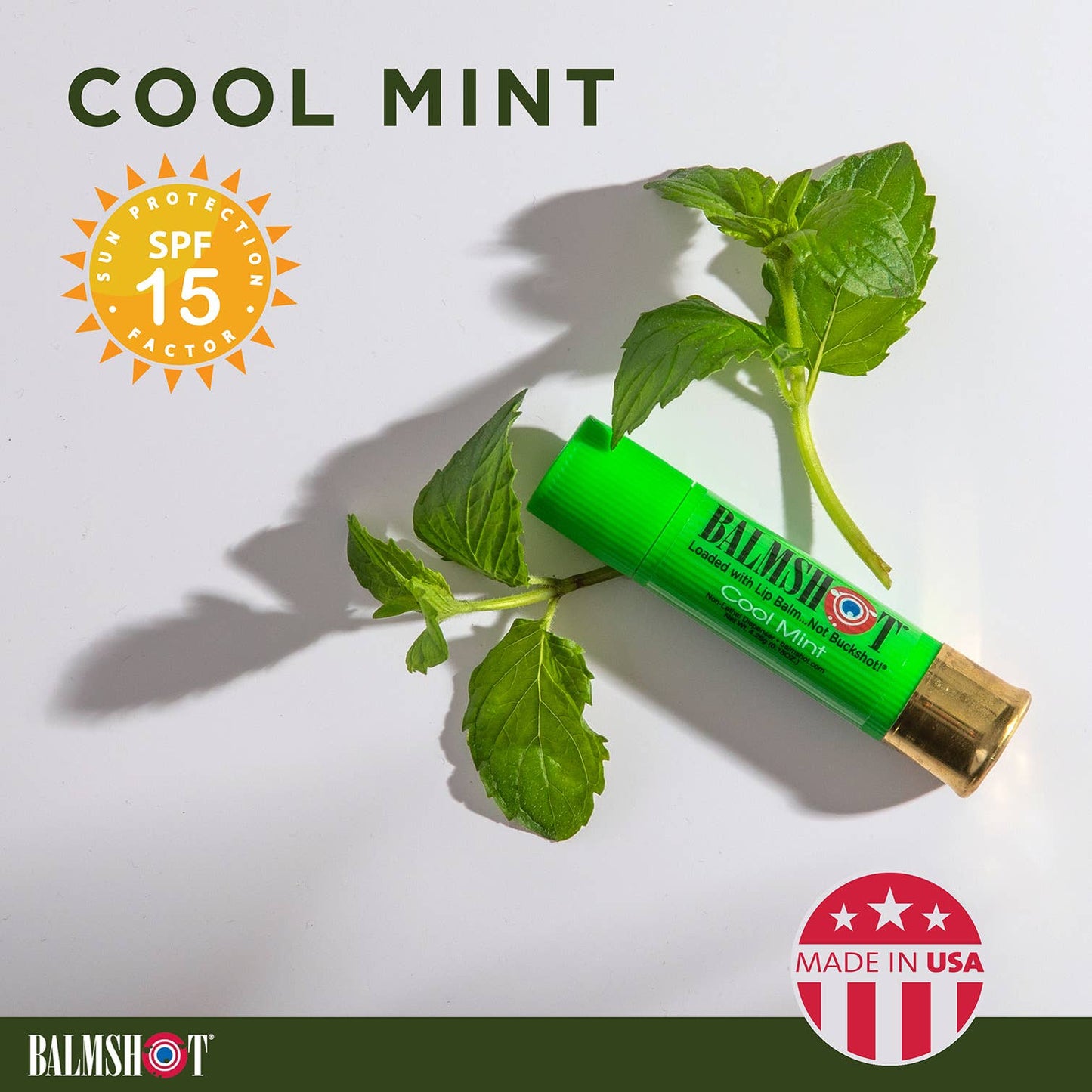 Cool Mint Camo Beeswax Lip Balm - 24 Pack