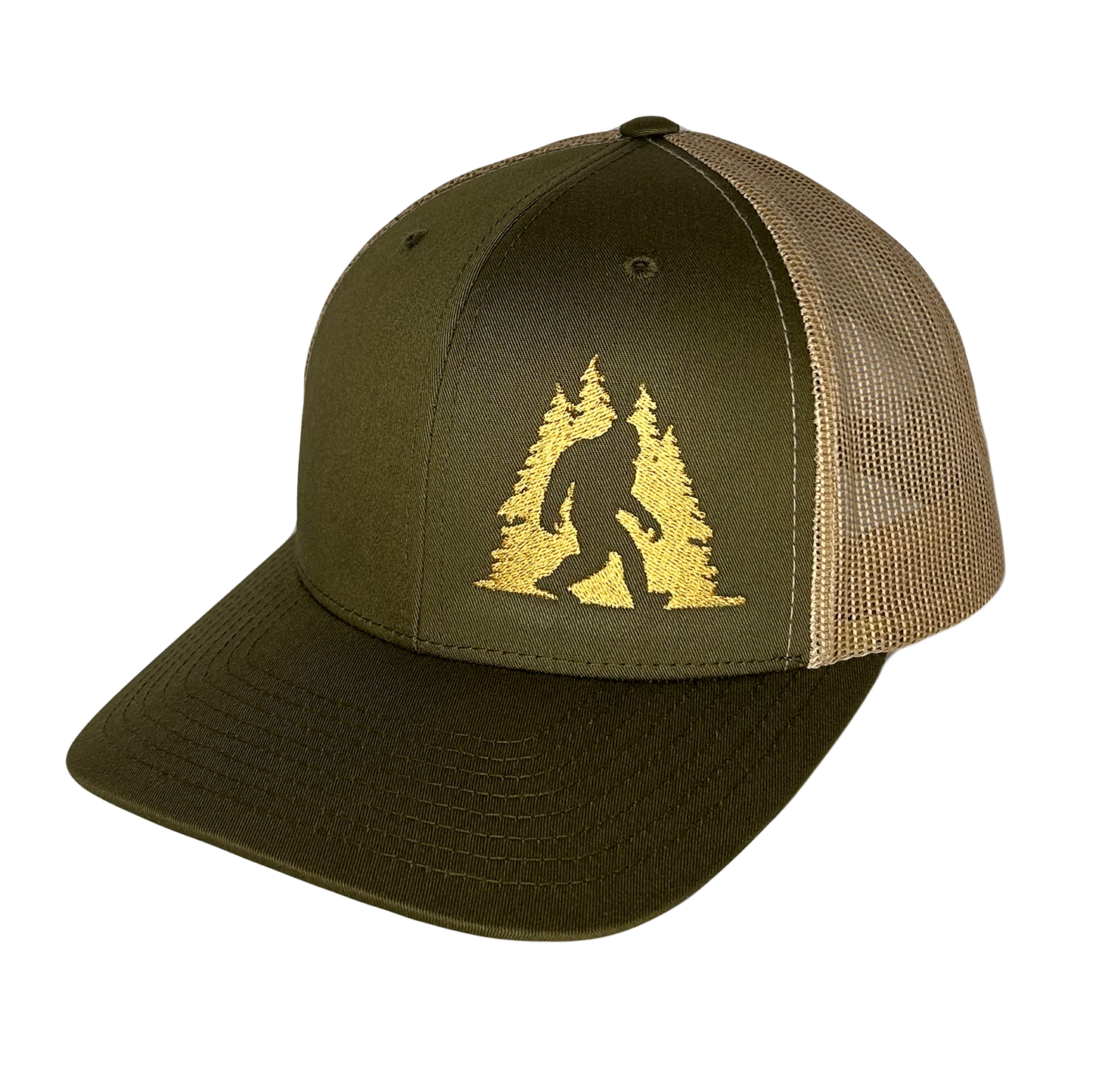 Sasquatch in Trees Trucker Hat