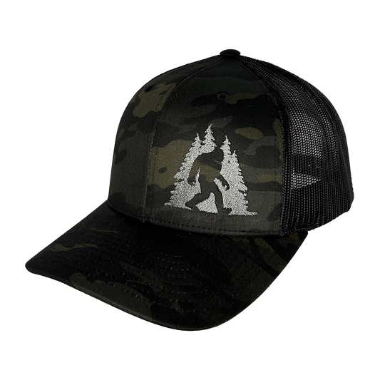 Sasquatch in Trees Trucker Hat
