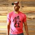 MASON JAR BIG FOOT, VINTAGE RED T-SHIRT