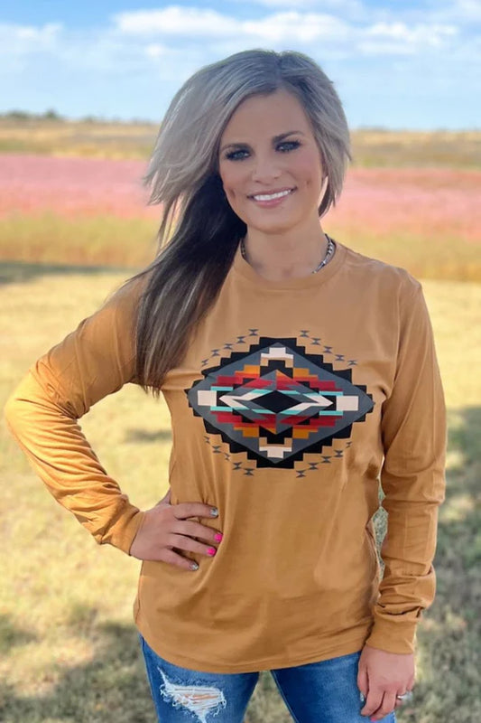 STERLING KREEK FALL SUNSET LONGSLEEVE TEE