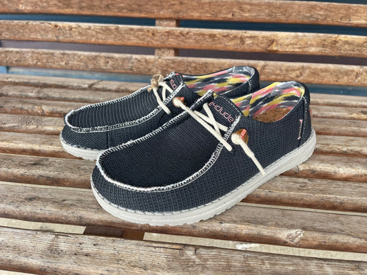 Hey Dude Wendy Eco Sox Black