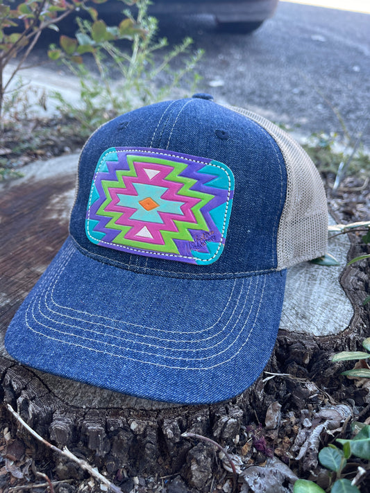 McIntire Denim Aztec Cap
