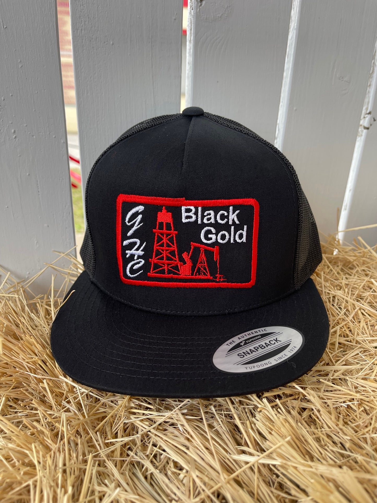 Gritty Hat Co Black Gold Cap