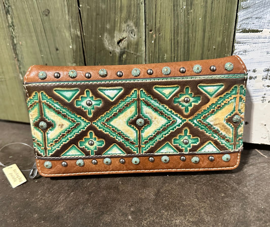 Montana West Tooled BT Wallet