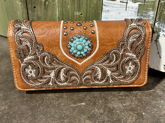 Montana West Concho Wallet