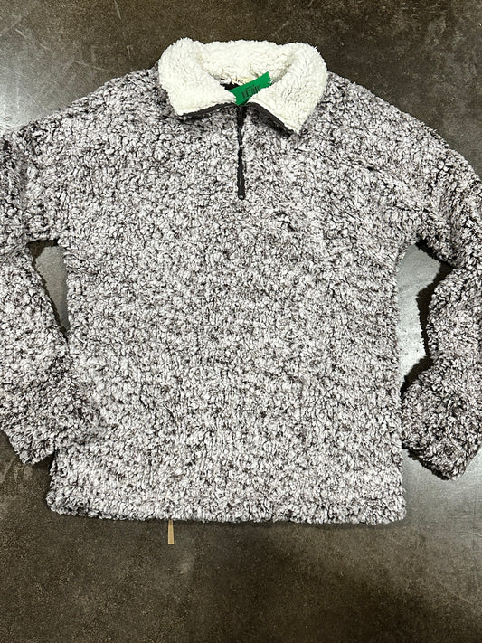Lychee Blanco Sherpa Pullover