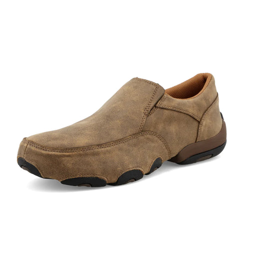 Twisted X' Men's Driving Moc Slip On - Bomber Brown MDMS001