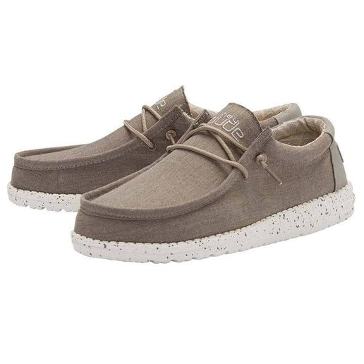 Hey Dude Wally Chambray Sepia Brown