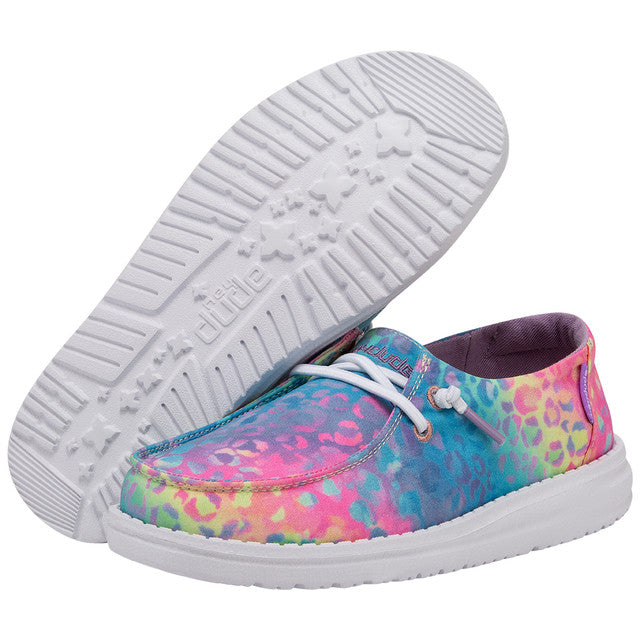 Hey Dude Wendy Youth Flow Leopard