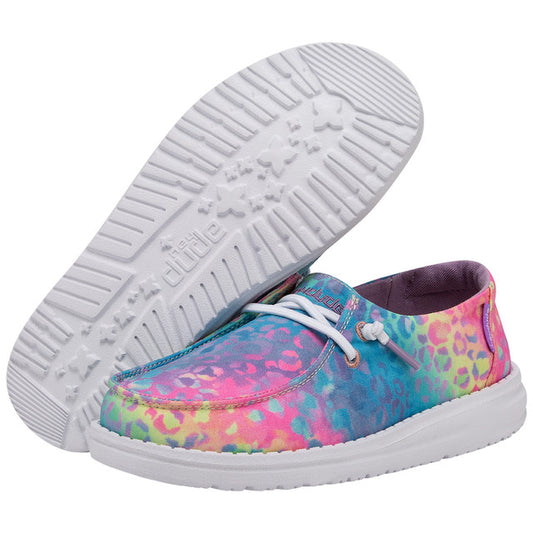 Hey Dude Wendy Youth Flow Leopard