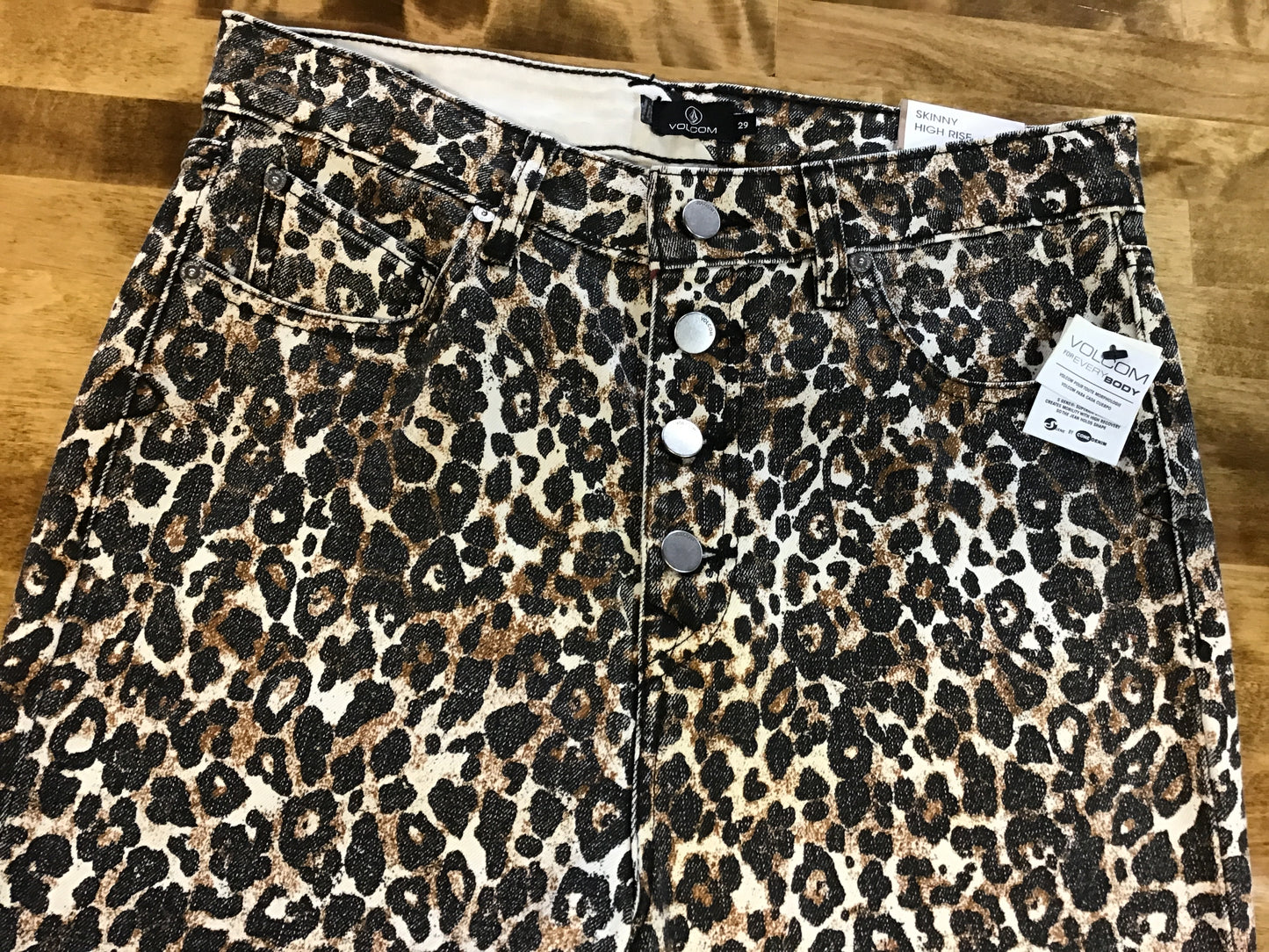 Volcom Cheetah Print Jeans