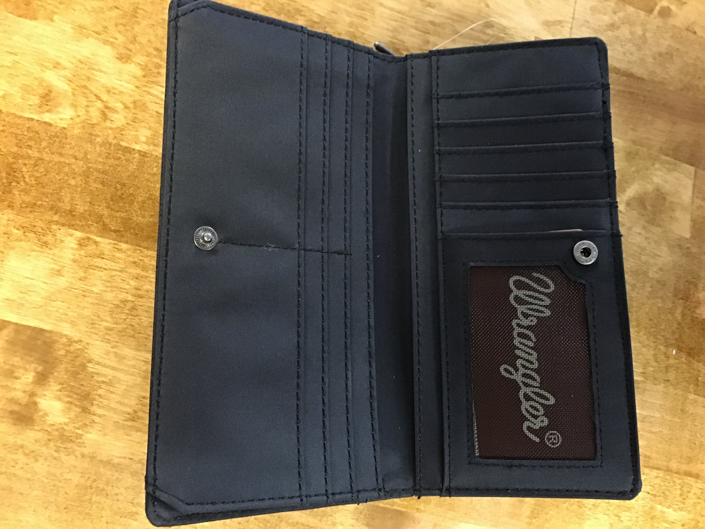 Wrangler Black Thunderbird Wallet
