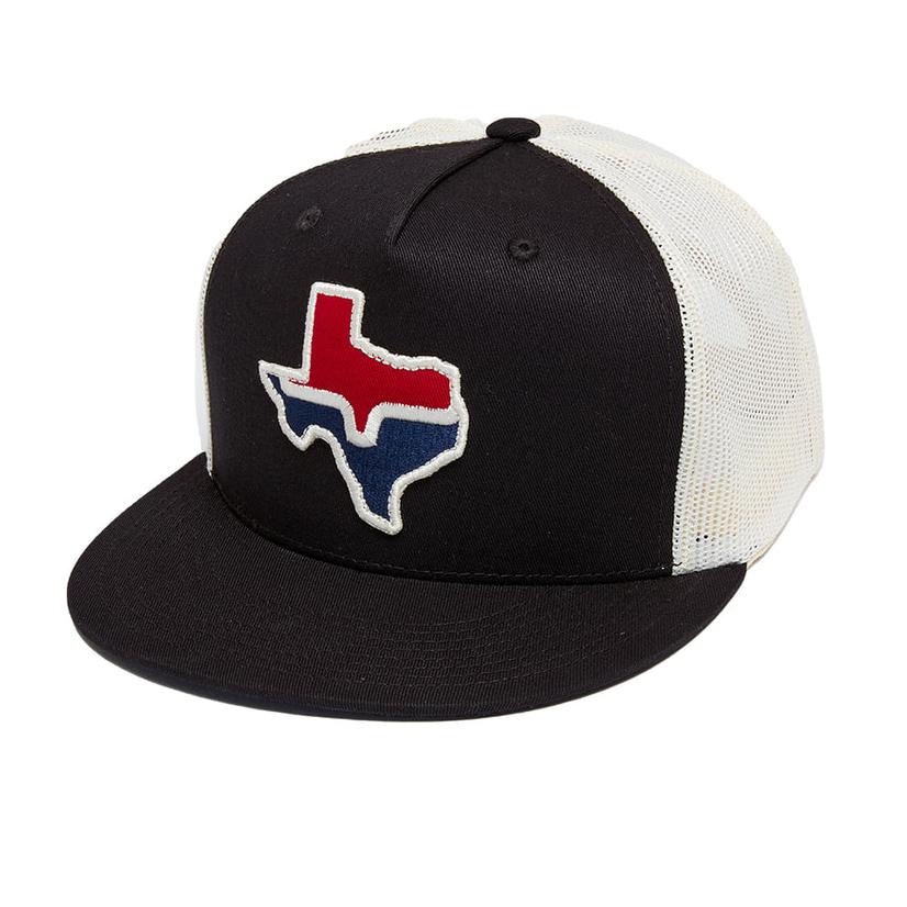 Kimes Ranch Texas Trucker Cap- Black