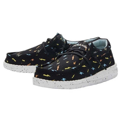 Hey Dude Wally Youth Black Flash