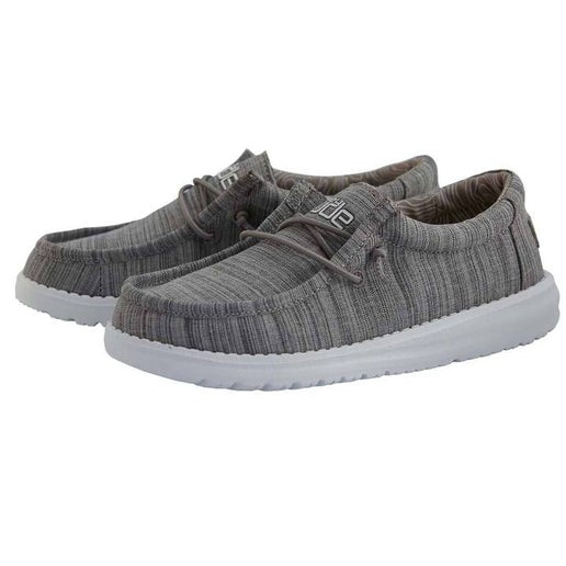 Hey Dude Wally Youth Linen Stone