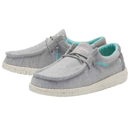 Hey Dude Wally Youth Stretch Grey