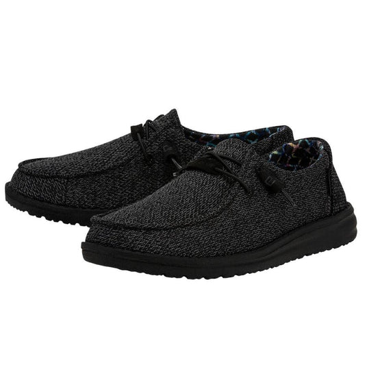 Hey Dude Wendy Sox Micro Total Balck