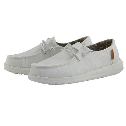 Hey Dude Wendy Youth Linen White